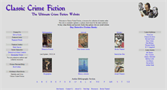 Desktop Screenshot of classiccrimefiction.com