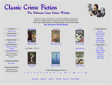 Tablet Screenshot of classiccrimefiction.com